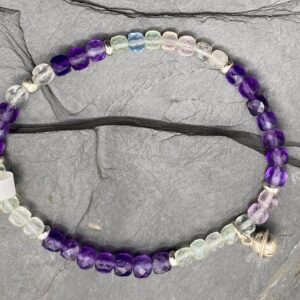 Fluoritarmband Klarheit